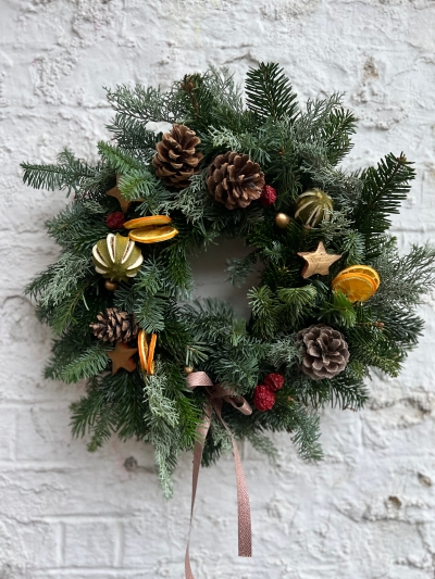 Festive Fruit Wreath