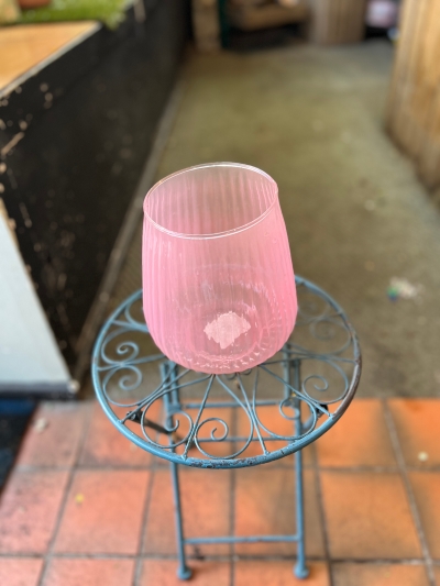 Pink Chiffon Vase